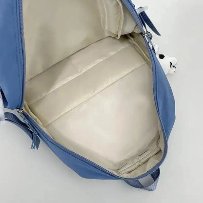 Mochila Fofa para Meninas, Mochilas Escolares para Estudantes, Adolescentes, com Bolsos, Mochila para Laptop para Mulheres - Estilo Harajuku
