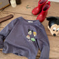 Camiseta Disney Infantil de Manga Longa - Estampa Cartoon para Meninas