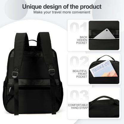 Mochila Ryanair 40x20x25 Bagagem de Mão, Mochila de Viagem para Easyjet 45x36x20, Mochila para Laptop para Mulheres/Homens