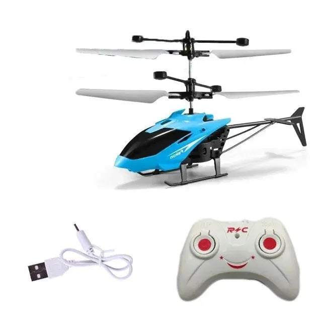 Drone Mini RC Recarregável, Helicóptero RC Remoto à Prova de Quedas - Brinquedo para Crianças