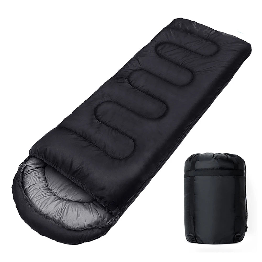 Saco de Dormir para Acampamento Leve 4 Estações - Saco de Dormir Envelope para Caminhadas ao Ar Livre, Múmia, Algodão, Inverno