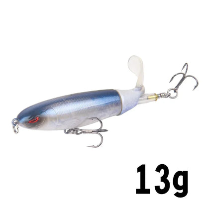 Isca Artificial Whopper Popper 10cm/14cm com Cauda Rotativa Soft - 1 Peça
