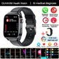 Novo Smartwatch para Homens com Monitoramento de Ácido Úrico, Gordura no Sangue, Glicose no Sangue, ECG+PPG, Pressão Arterial, Chamadas Bluetooth e Funções Esportivas - Compatível com Xiaomi