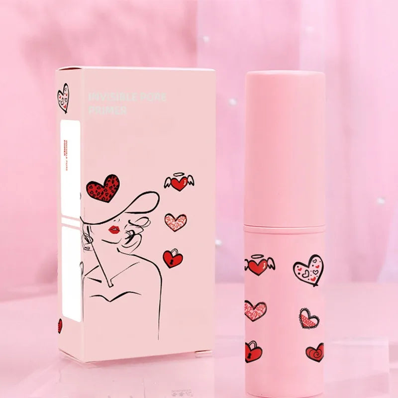 Primer e Base para Maquiagem de Longa Duração - Stick Oil-Free para Pele Perfeita e Sem Imperfeições