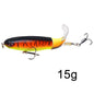Isca Artificial Whopper Popper 10cm/14cm com Cauda Rotativa Soft - 1 Peça