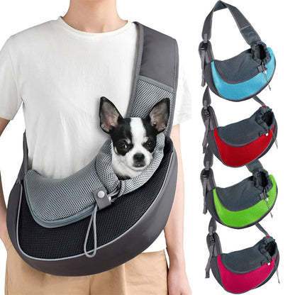 Mochila para Pet – Bolsa de Transporte para Gatos e Cães, Bolsa de Ombro, Sling de Malha, Saco de Transporte para Viagens e Passeios