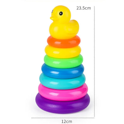 Brinquedo Montessori para Bebê - Torre de Bola Rolante, Jogo Educacional Montessori, Brinquedo de Empilhamento para Desenvolvimento do Bebê (1-3 anos)