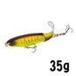 Isca Artificial Whopper Popper 10cm/14cm com Cauda Rotativa Soft - 1 Peça