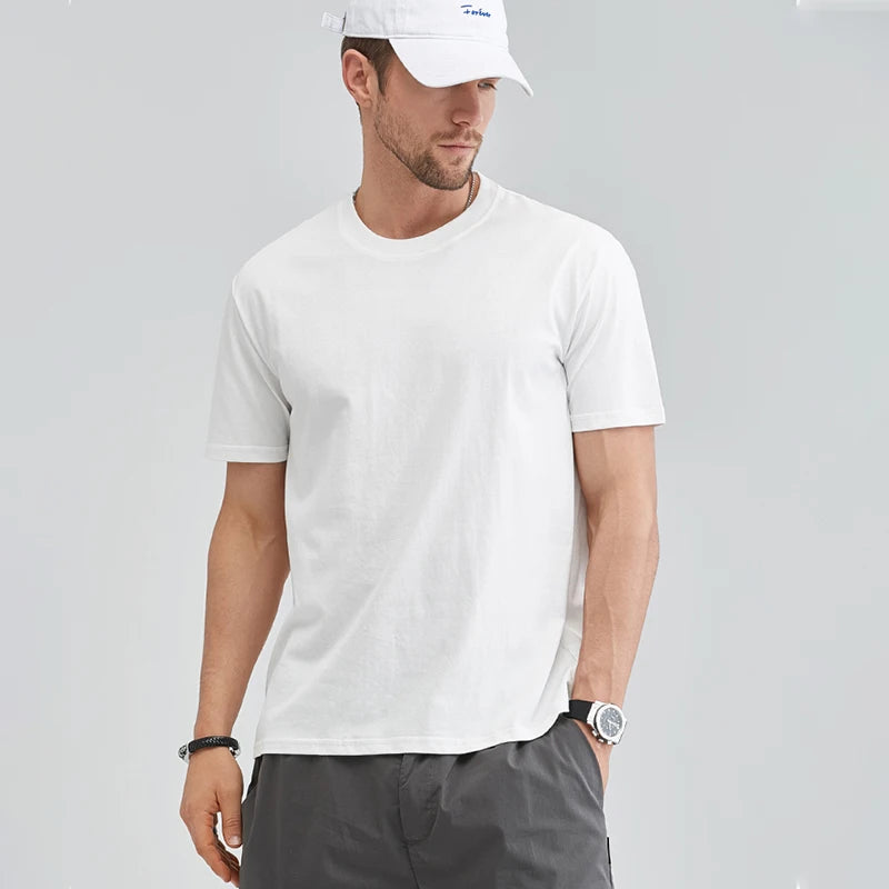 Camisetas de Alta Qualidade para Homens e Mulheres - Camisetas de Algodão para o Verão, Manga Curta, Tamanho Grande até 5XL