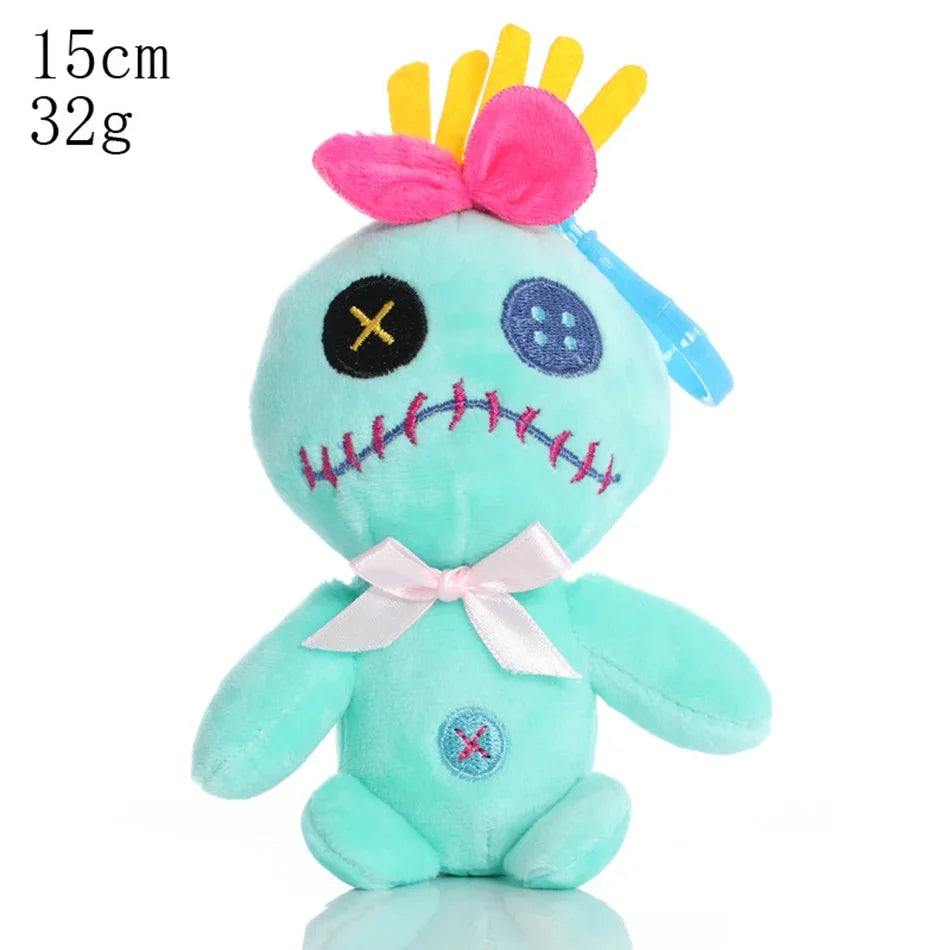 Bonecos de pelúcia Disney Cartoon Azul Rosa Stitch, Brinquedos de anime, Lilo e Stitch, 20cm, Pelúcia Stitch, Brinquedos de pelúcia para crianças, Presentes de Natal.