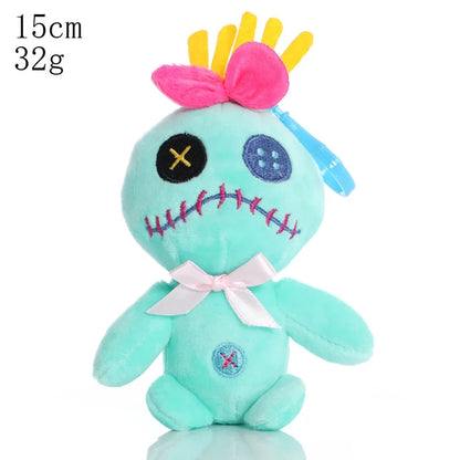 Bonecos de pelúcia Disney Cartoon Azul Rosa Stitch, Brinquedos de anime, Lilo e Stitch, 20cm, Pelúcia Stitch, Brinquedos de pelúcia para crianças, Presentes de Natal.