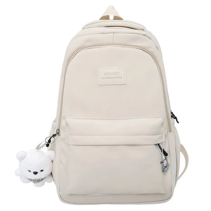 Nova Mochila Feminina de Moda com Alta Capacidade e Impermeável - Mochila Escolar para Meninas, Moderna, para Laptop, Bolsa de Viagem para Garotas, Mochila de Livro Fofa