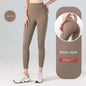 Calças de Yoga Plus Size Sem Costura Cintura Alta Leggings de Ginástica Esportivas Femininas Fitness Legging Controle de Barriga Para Corrida Calças Justas Sexy