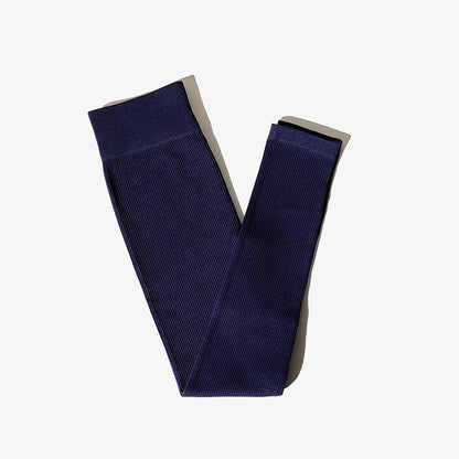 Novo Legging de Yoga Seamless com Canelado e Cintura Alta - Calça de Ginástica para Mulheres, Controle de Barriga, Legging Fitness Feminina para Corrida