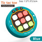Jogo Eletrônico Multifuncional Tic-Tac-Toe - Jogo de Tabuleiro, Quebra-Cabeça Montessori, Jogo de Xadrez Portátil para Adultos e Crianças
