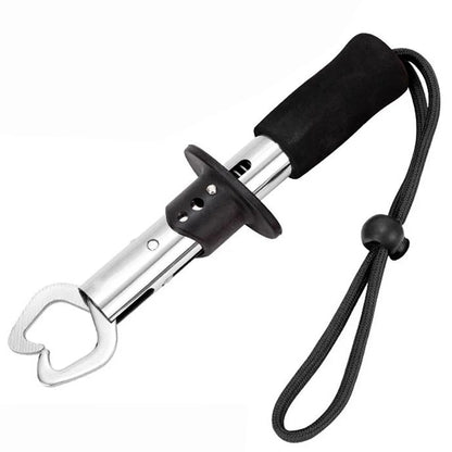 Alicate de Pesca de Aço Inoxidável 21/17cm - Conjunto de Controlador de Peixe Multifuncional para Spinning/Casting com Pegador de Lábios de Peixe