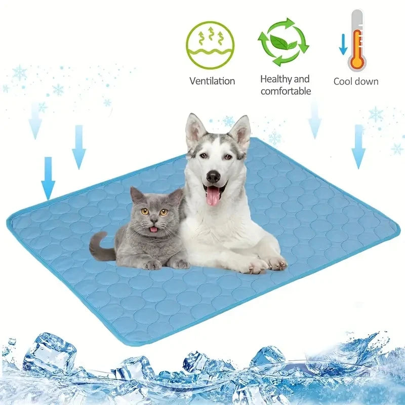 Almofada de Resfriamento para Cachorro, Cama Fria de Verão Extra Grande para Cães Pequenos e Grandes, Acessórios para Animais de Estimação, Cobertor Durável para Sofá, Almofada de Gelo para Gato