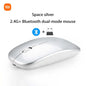 Mouse Bluetooth Xiaomi 2.4GHz - Sem Fio, Recarregável e Silencioso com Ajuste de DPI