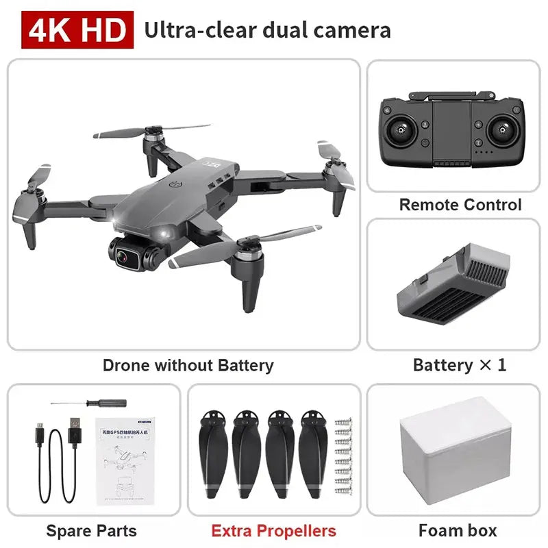 Drone L900 Pro 4K Professional GPS HD Dual Camera Quadcopter