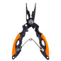 Alicate de Pesca Multifuncional - Ferramenta Completa para Acessórios de Pesca, Tesoura para Linha, Alicate de Encaixe e Pega para Peixes