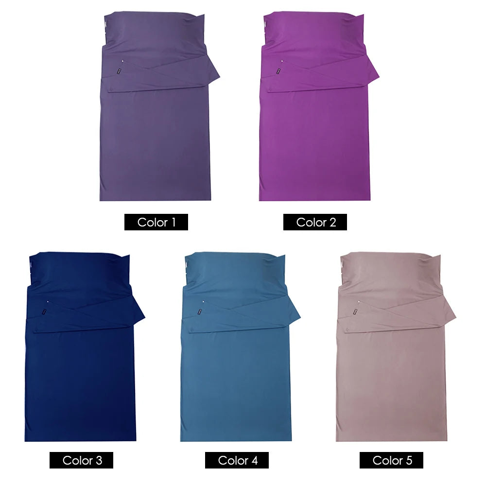 Forro de Saco de Dormir Leve (115cm x 210cm) - Saco de Dormir Portátil para Múltiplas Pessoas