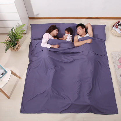 Forro de Saco de Dormir Leve (115cm x 210cm) - Saco de Dormir Portátil para Múltiplas Pessoas