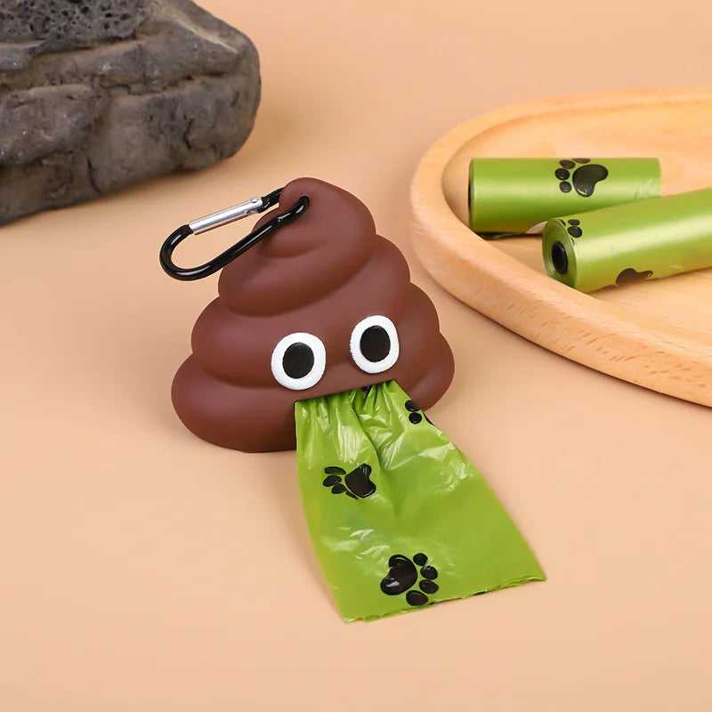 Dispensador Portátil de Sacos para Cães - Ferramenta de Limpeza de Fezes de Pet