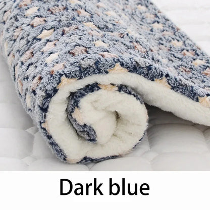 Almofada de Dormir para Pet em Flanela, Cama para Cachorro e Gato, Sofá para Cachorro, Colchão Fofo, Cobertor para Pet, Acessórios para Animais de Estimação