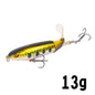 Isca Artificial Whopper Popper 10cm/14cm com Cauda Rotativa Soft - 1 Peça
