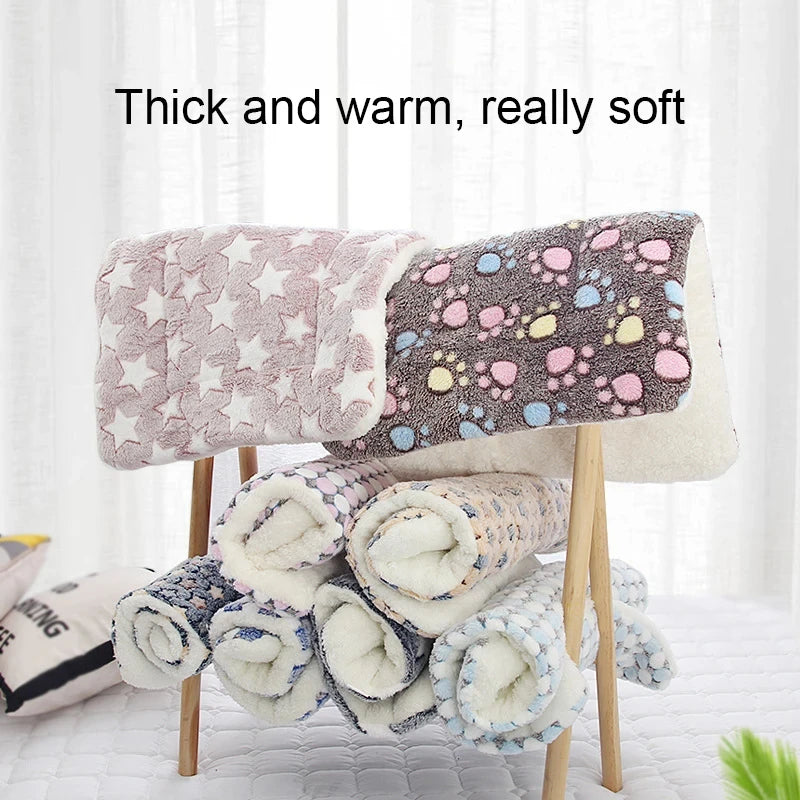 Almofada de Dormir para Pet em Flanela, Cama para Cachorro e Gato, Sofá para Cachorro, Colchão Fofo, Cobertor para Pet, Acessórios para Animais de Estimação