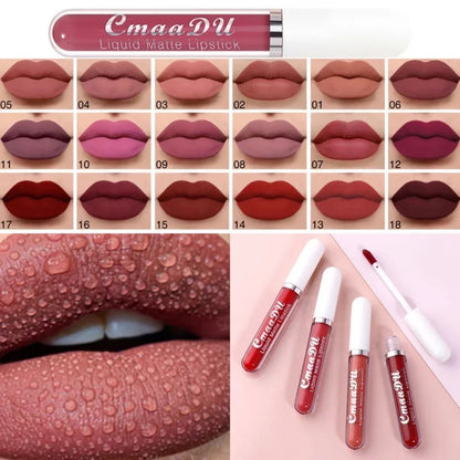 Gloss Labial Matte Sexy de Longa Duração - Velvet Red