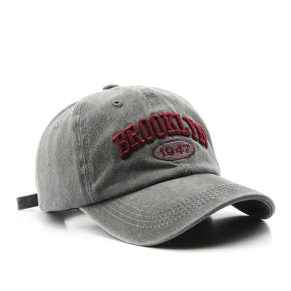 Boné de Beisebol Casual Unissex com Proteção Solar | Ajustável | Lettering Estilo Casual