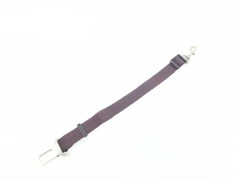 Cinto de Segurança Ajustável para Carro - Cinto de Assento para Pet, Cadeado de Segurança para Cães e Gatos, Arnês e Guia de Tração para Veículos
