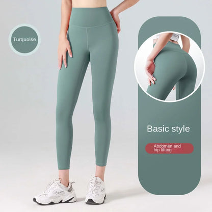 Calças de Yoga Plus Size Sem Costura Cintura Alta Leggings de Ginástica Esportivas Femininas Fitness Legging Controle de Barriga Para Corrida Calças Justas Sexy