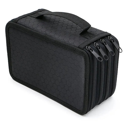 Estojo de Lápis de 72 Compartimentos - Quatro Camadas, Grande Capacidade, Estilo Kawaii, para Armazenamento de Canetas, Volta às Aulas, Suprimentos de Escritório