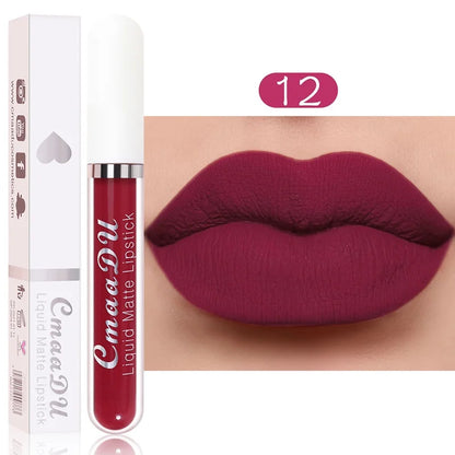 Gloss Labial Matte Sexy de Longa Duração - Velvet Red