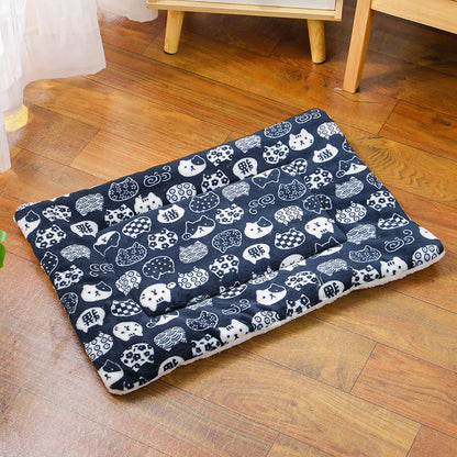 Almofada de Dormir para Pet em Flanela, Cama para Cachorro e Gato, Sofá para Cachorro, Colchão Fofo, Cobertor para Pet, Acessórios para Animais de Estimação