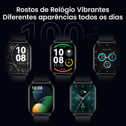 HAYLOU Watch 2 Pro (LS02 Pro) Relógio inteligente 1,85 '' HD Display SpO2 Monitor de frequência cardíaca 100 modos de treino Smartwatch para homens mulheres