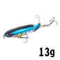 Isca Artificial Whopper Popper 10cm/14cm com Cauda Rotativa Soft - 1 Peça
