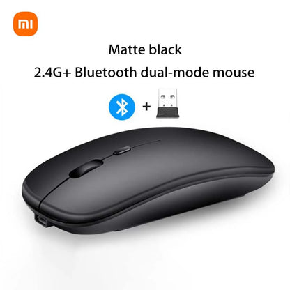Mouse Bluetooth Xiaomi 2.4GHz - Sem Fio, Recarregável e Silencioso com Ajuste de DPI