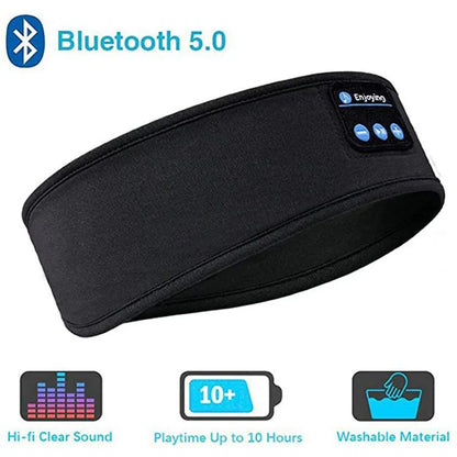 Fone Bluetooth Esportivo com Faixa para Cabeça - Máscara de Olhos com Fones de Ouvido Bluetooth Sem Fio