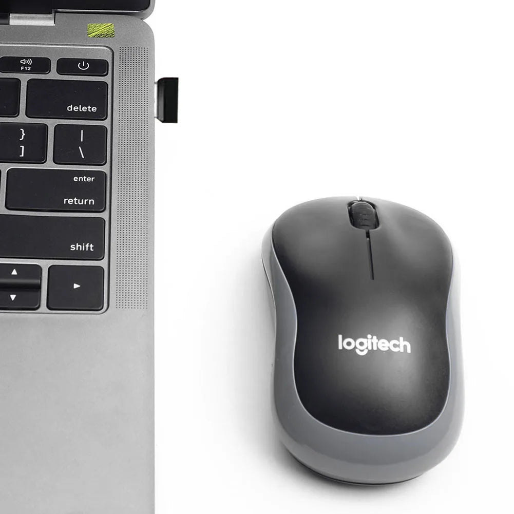 Mouse Sem Fio Logitech M185 2.4GHz 1000DPI Óptico
