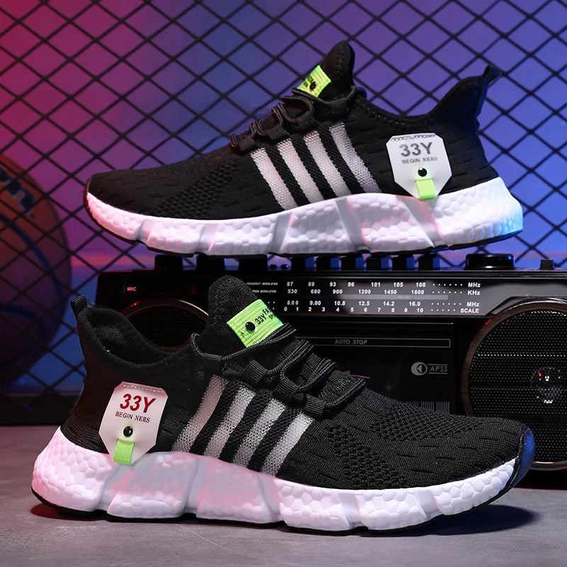 Unisex Sneakers Fashion Light comfortable Sneakers For Men Women Fitness Running Shoes Trainer Race Breathable Couple Tenis Shos