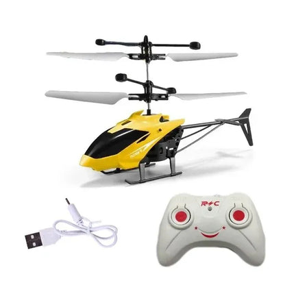 Drone Mini RC Recarregável, Helicóptero RC Remoto à Prova de Quedas - Brinquedo para Crianças