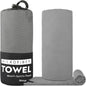 Toalha de Viagem Microfibra, Secagem Rápida, Compacta e Super Absorvente - Ideal para Praia, Academia, Piscina, Banho e Yoga