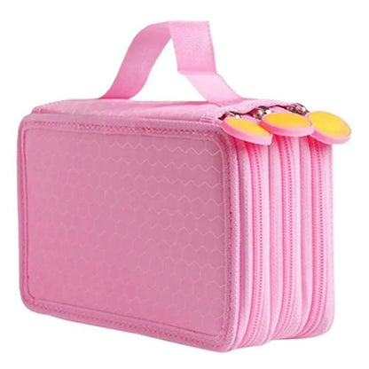 Estojo de Lápis de 72 Compartimentos - Quatro Camadas, Grande Capacidade, Estilo Kawaii, para Armazenamento de Canetas, Volta às Aulas, Suprimentos de Escritório