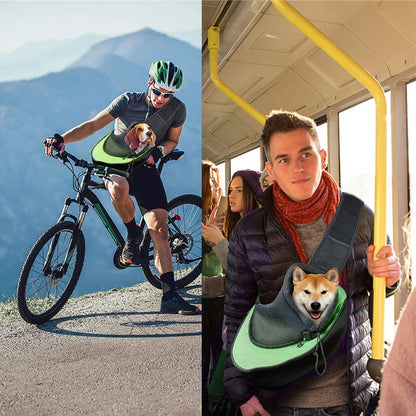 Mochila para Pet – Bolsa de Transporte para Gatos e Cães, Bolsa de Ombro, Sling de Malha, Saco de Transporte para Viagens e Passeios