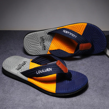 Chinelos de Verão para Homens - Flip Flops de Alta Qualidade, Respirável, Casuais, para Praia e Atividades ao Ar Livre