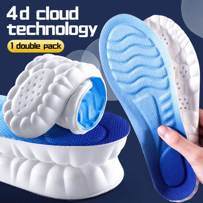 Palmilhas Esportivas com Tecnologia 4D Cloud para Sapatos
