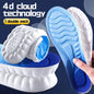 Palmilhas Esportivas com Tecnologia 4D Cloud para Sapatos